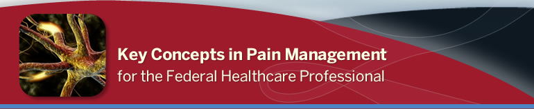 Key Concepts in Pain Management for the Federal Healthcare Professional
