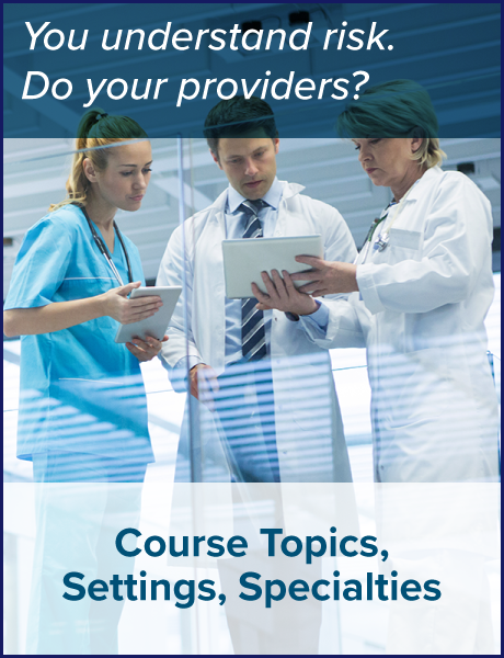 Course Topics, Settings, Specialities